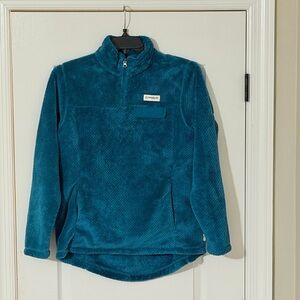 Magellan Outdoors Teal Fleece Pullover